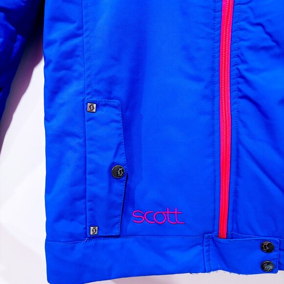 SCOTT Blue Pink Winter Ski Jacket Warm Insulated Coat | X-Small * - Picture 6 of 13
